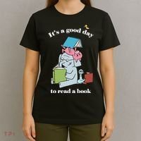 It's Good Day To Read A Book Read Across America Reading Day Book Lover T-Shirt thumb 4