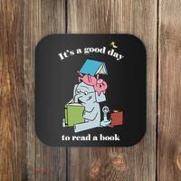 It's Good Day To Read A Book Read Across America Reading Day Book Lover Coaster thumb 0