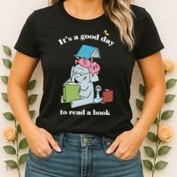 It's Good Day To Read A Book Read Across America Reading Day Book Lover Women's T-Shirt thumb 2