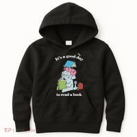 It's Good Day To Read A Book Read Across America Reading Day Book Lover Kids Hoodie thumb 0