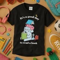 It's Good Day To Read A Book Read Across America Reading Day Book Lover Kids T-Shirt thumb 3