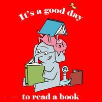It's Good Day To Read A Book Read Across America Reading Day Book Lover Santa Hat thumb 1