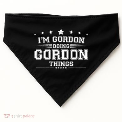 Im Gordon Doing Gordon Things USA-Made Doggie Bandana