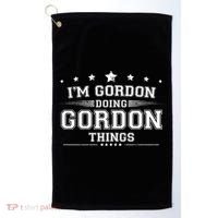 Im Gordon Doing Gordon Things Golf Towel thumb 0