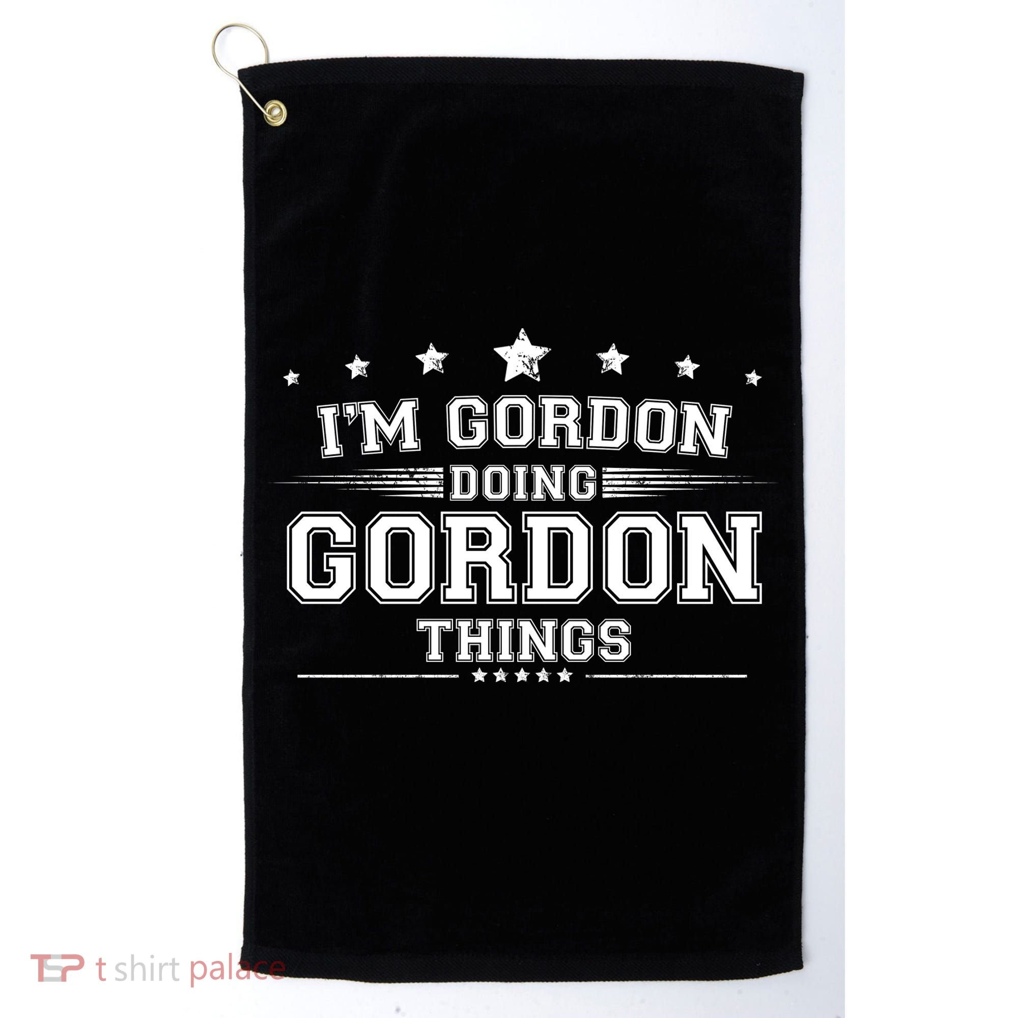 Im Gordon Doing Gordon Things Golf Towel