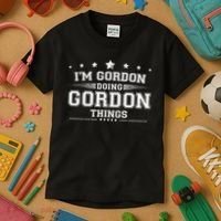 Im Gordon Doing Gordon Things Kids T-Shirt thumb 3