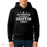 Im Griffin Doing Griffin Things Kids Hoodie thumb 4