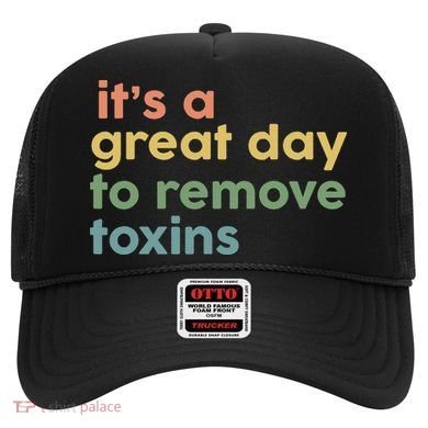 Its Good Day To Remove Toxins Vintage Dialysis Tech Nurse Hat