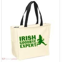 Irish Goodbye Expert Funny St Patrick's Day Irish Ireland Tote Bag thumb 2