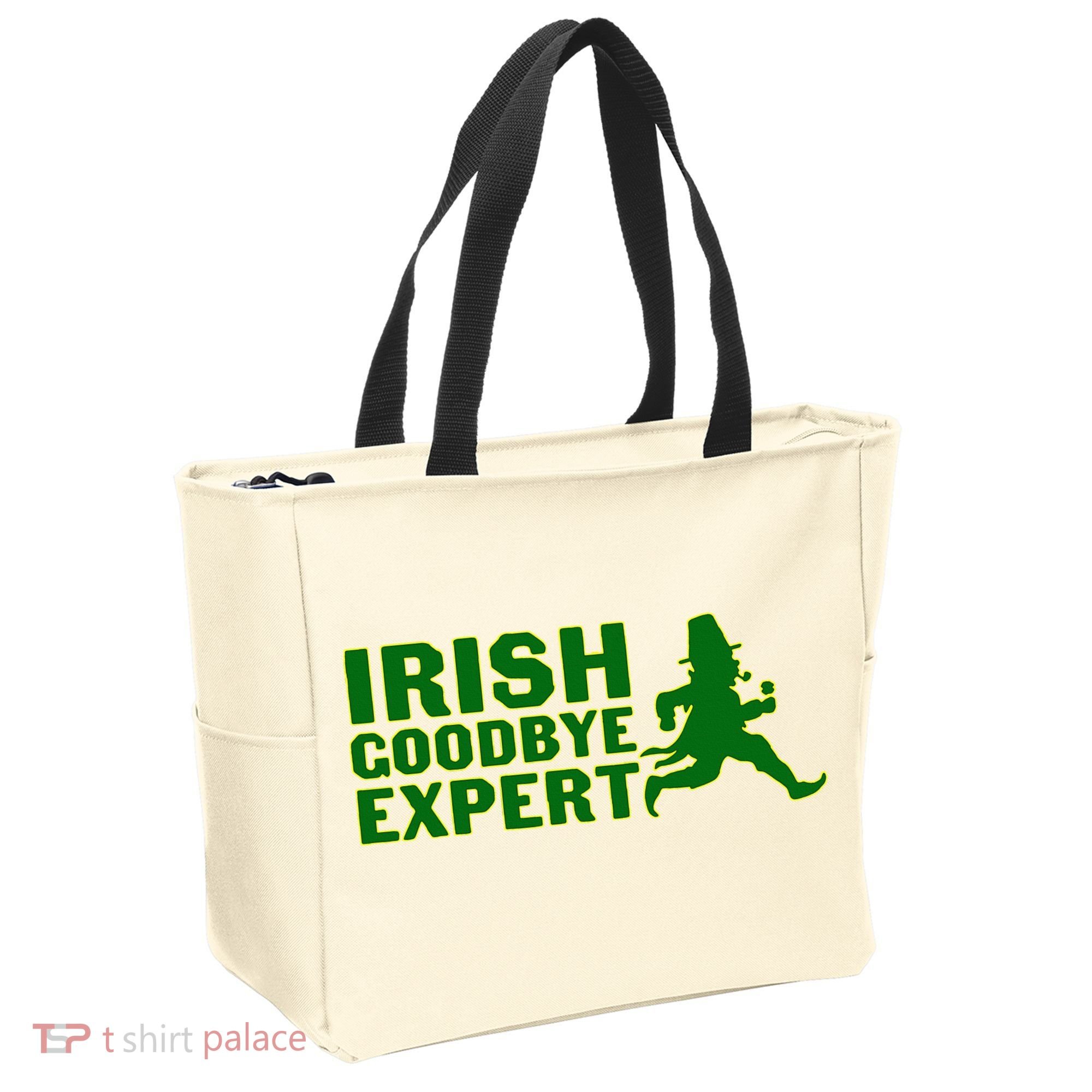 Irish Goodbye Expert Funny St Patrick's Day Irish Ireland Tote Bag