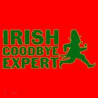 Irish Goodbye Expert Funny St Patrick's Day Irish Ireland Santa Hat thumb 1