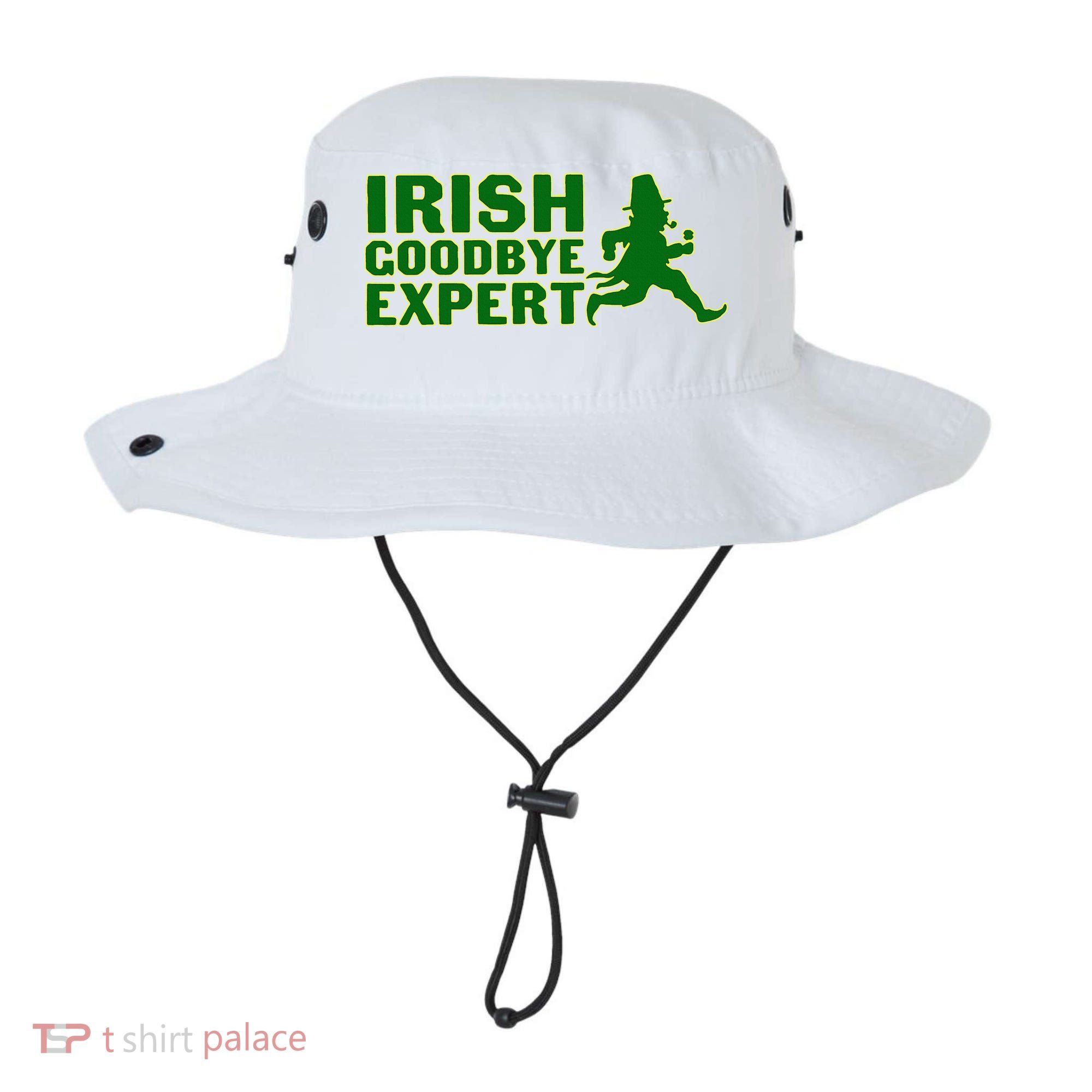 Irish Goodbye Expert Funny St Patrick's Day Irish Ireland Bucket Hat