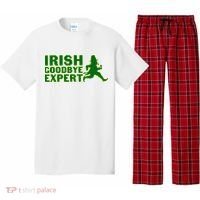 Irish Goodbye Expert Funny St Patrick's Day Irish Ireland Pajama Set thumb 0