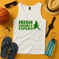 Irish Goodbye Expert Funny St Patrick's Day Irish Ireland Tank Top thumb 4