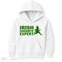 Irish Goodbye Expert Funny St Patrick's Day Irish Ireland Kids Hoodie thumb 0