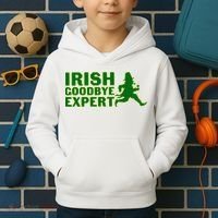 Irish Goodbye Expert Funny St Patrick's Day Irish Ireland Kids Hoodie thumb 2