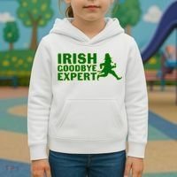 Irish Goodbye Expert Funny St Patrick's Day Irish Ireland Kids Hoodie thumb 3