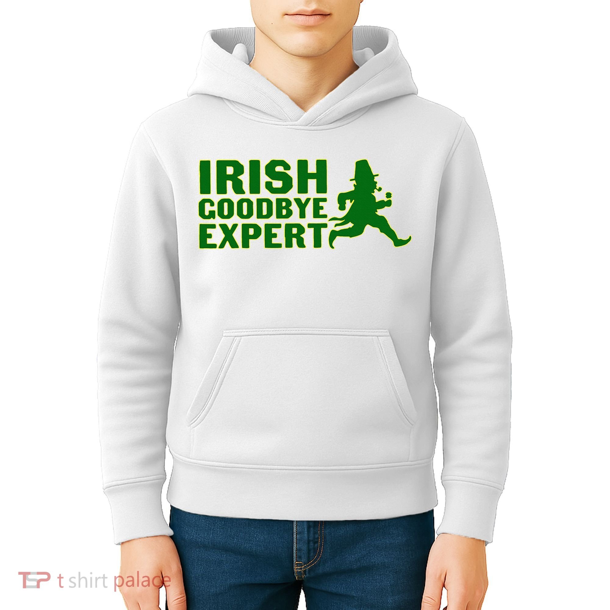 Irish Goodbye Expert Funny St Patrick's Day Irish Ireland Kids Hoodie
