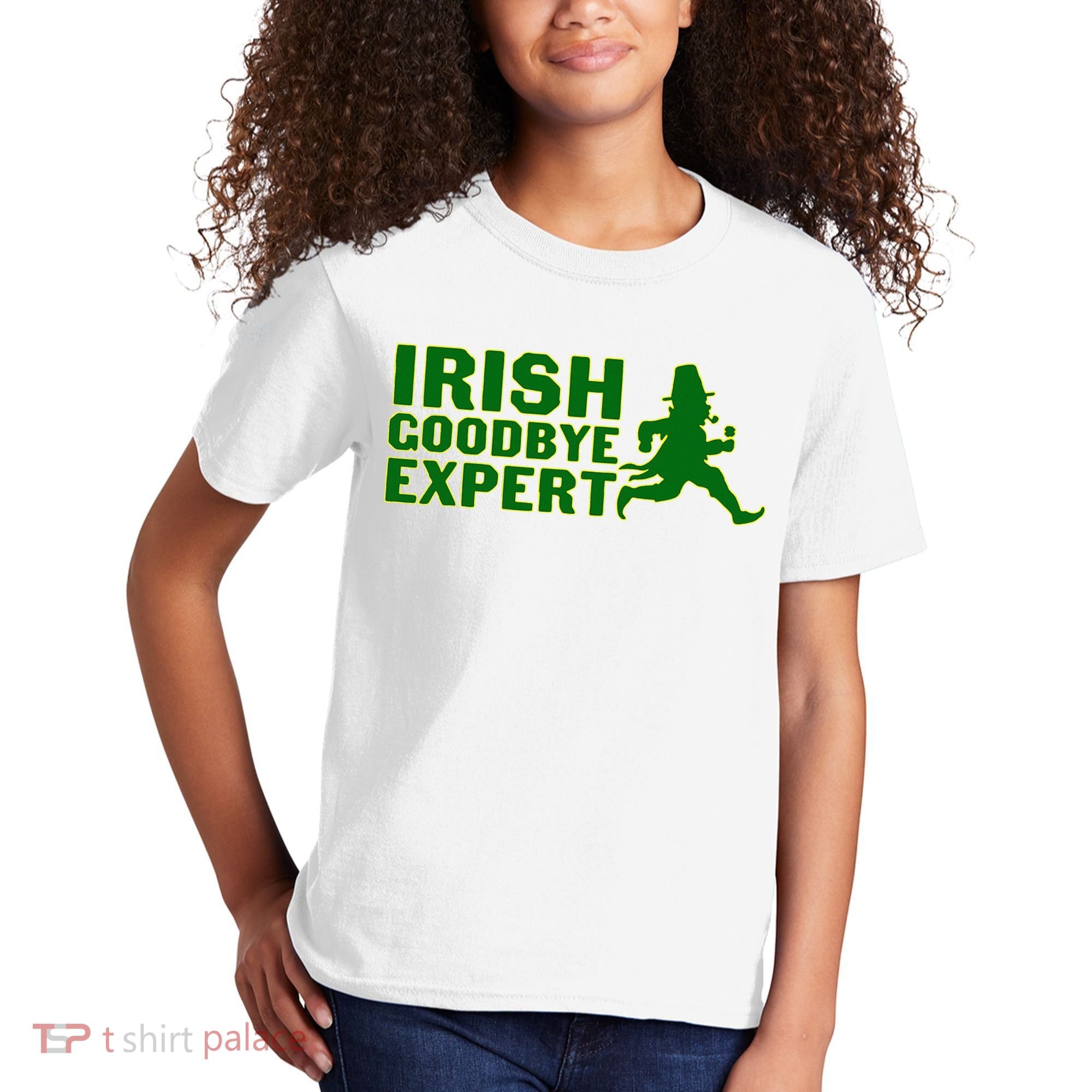 Irish Goodbye Expert Funny St Patrick's Day Irish Ireland Kids T-Shirt