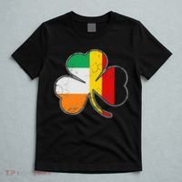Irish German Flag Shamrock Funny St Patricks Day Gifts T-Shirt thumb 5