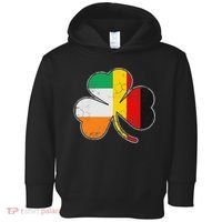 Irish German Flag Shamrock Funny St Patricks Day Gifts Toddler Hoodie thumb 0