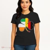 Irish German Flag Shamrock Funny St Patricks Day Gifts Women's T-Shirt thumb 4