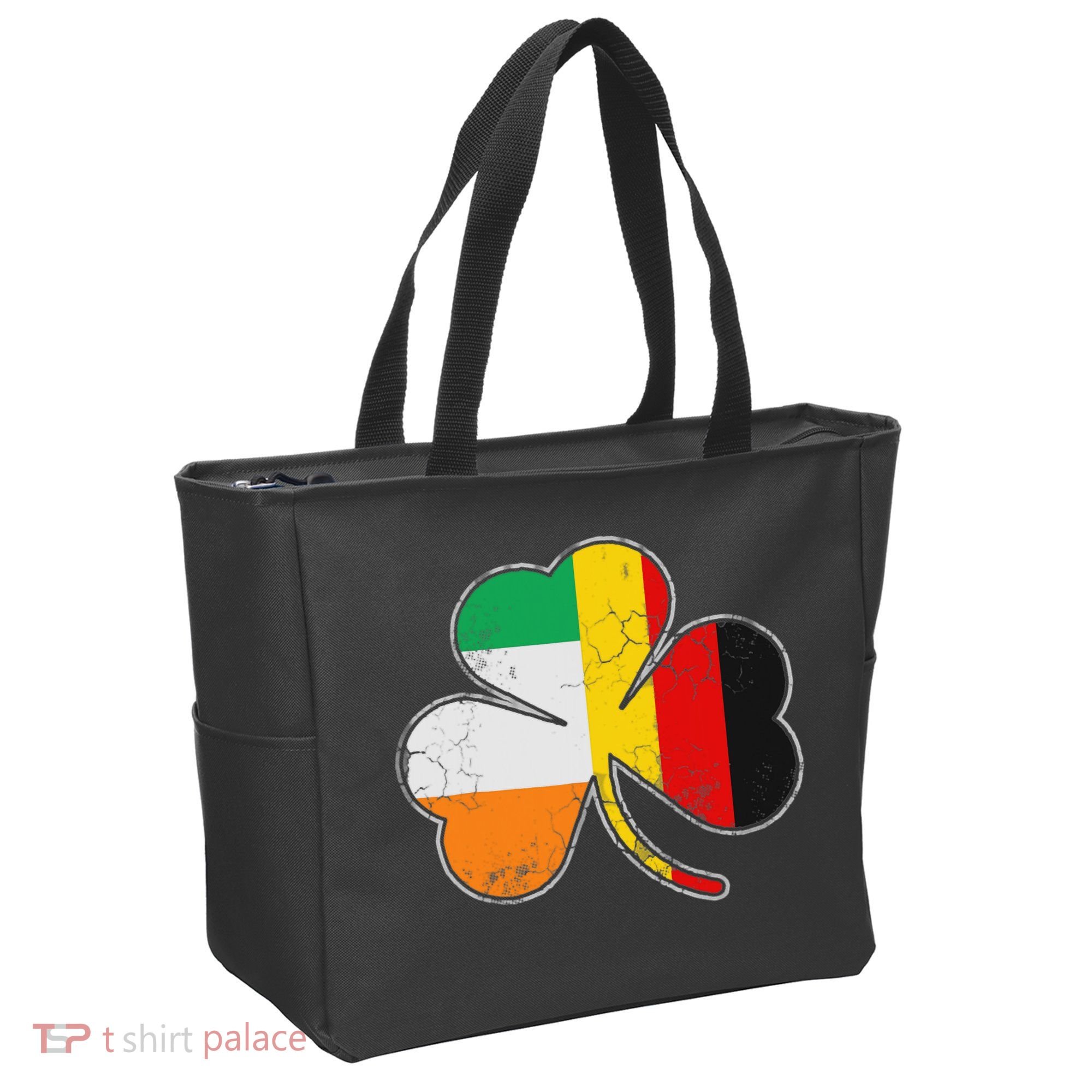 Irish German Flag Shamrock Funny St Patricks Day Gifts Tote Bag