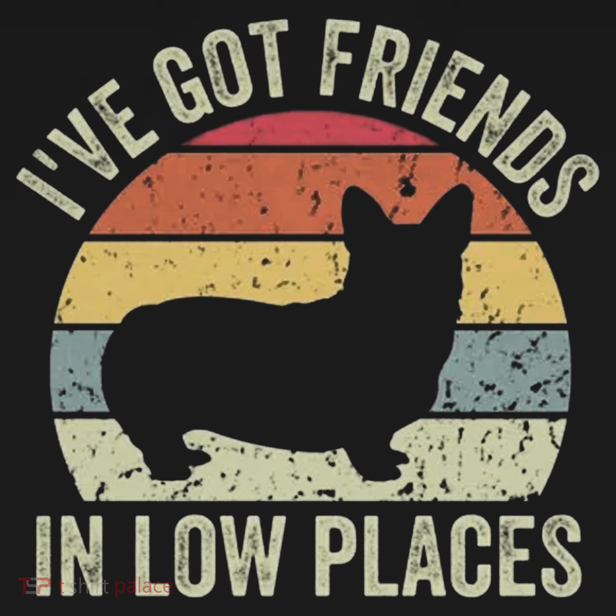 I've Got Friends In Low Places Corgi Women's Hoodie