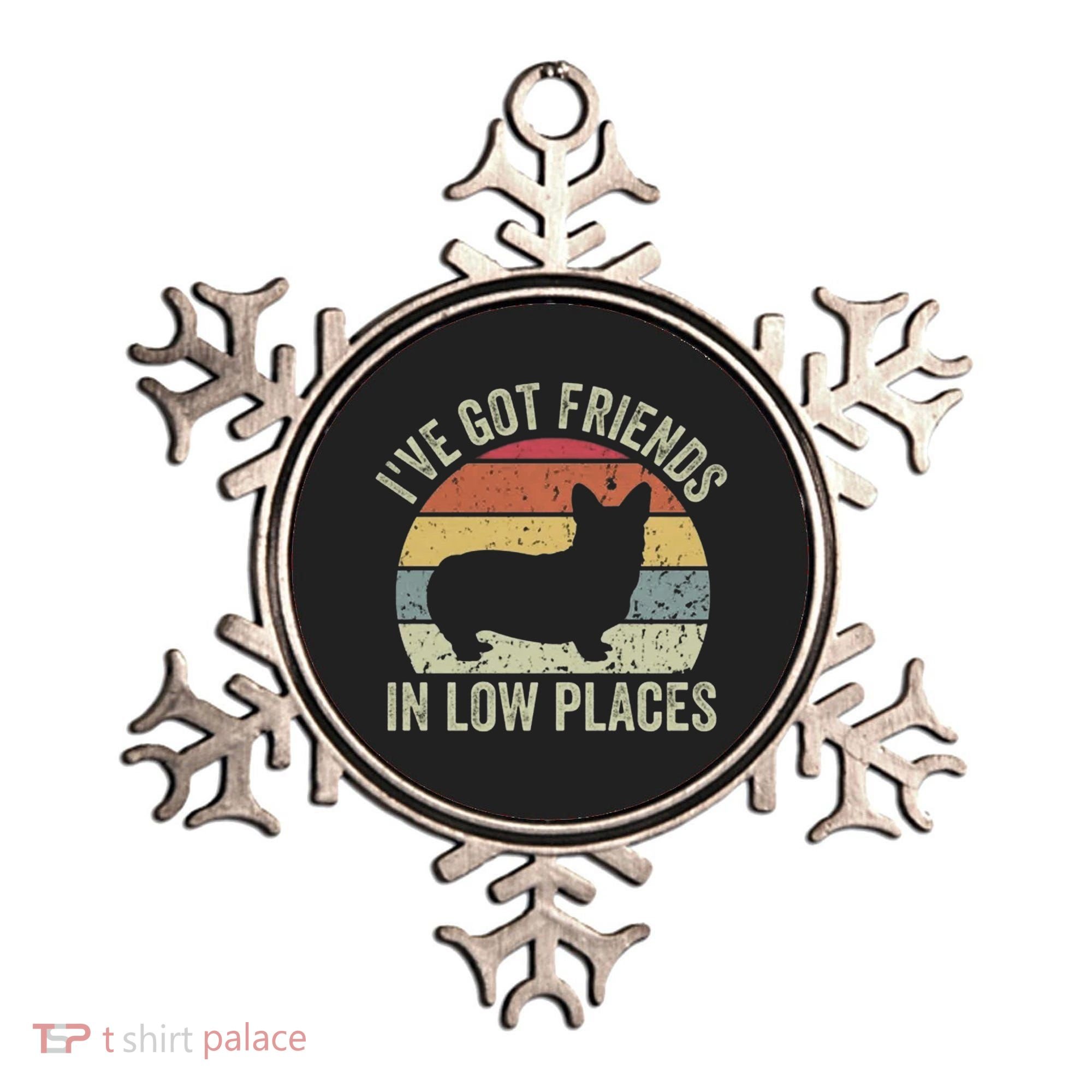 I've Got Friends In Low Places Corgi Ornament