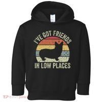 I've Got Friends In Low Places Corgi Toddler Hoodie thumb 0