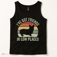 I've Got Friends In Low Places Corgi Tank Top thumb 2