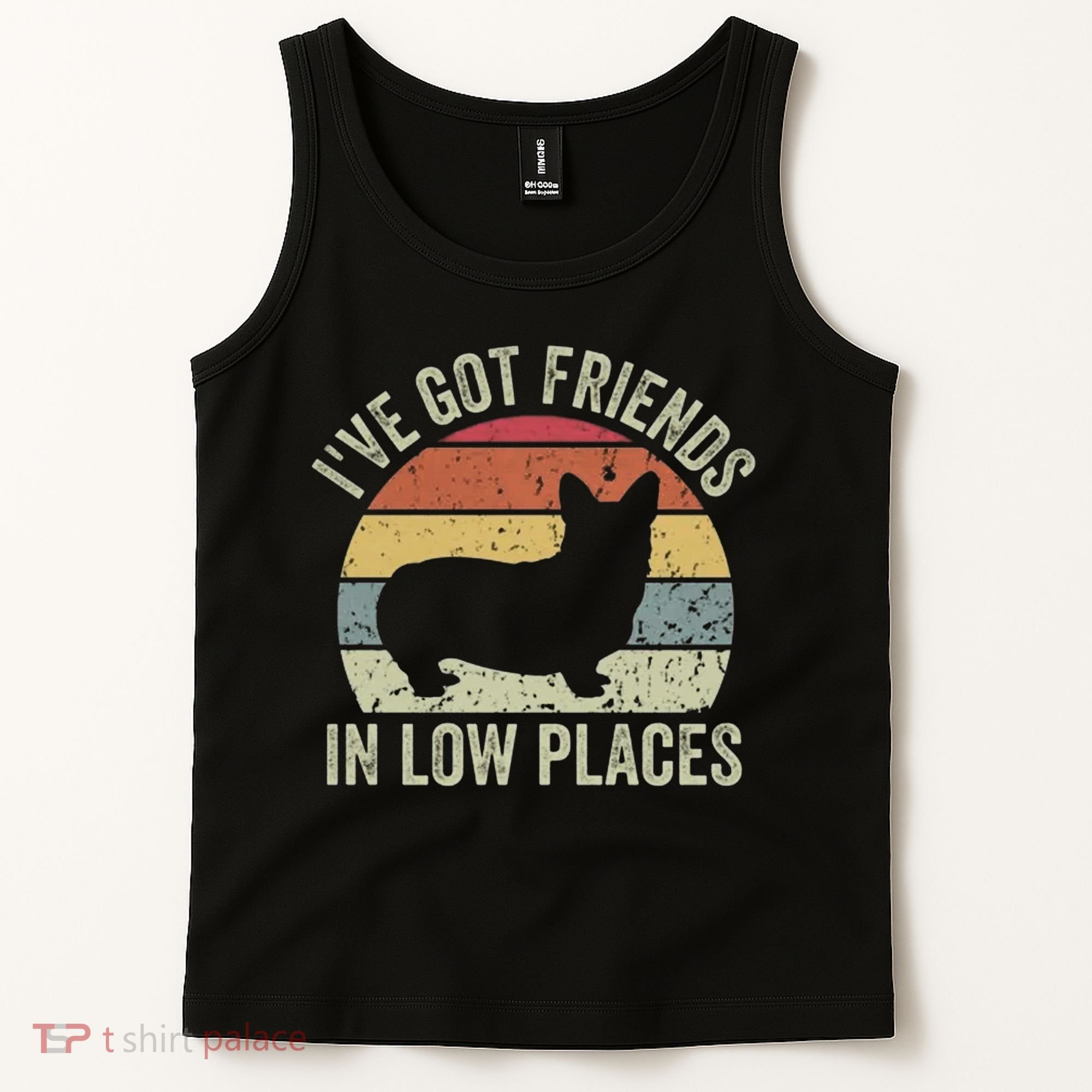 I've Got Friends In Low Places Corgi Tank Top