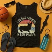 I've Got Friends In Low Places Corgi Tank Top thumb 4