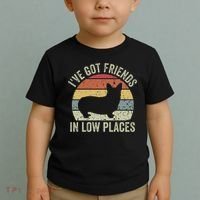 I've Got Friends In Low Places Corgi Toddler T-Shirt thumb 2