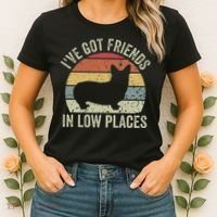 I've Got Friends In Low Places Corgi Women's T-Shirt thumb 2