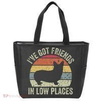 I've Got Friends In Low Places Corgi Tote Bag thumb 0