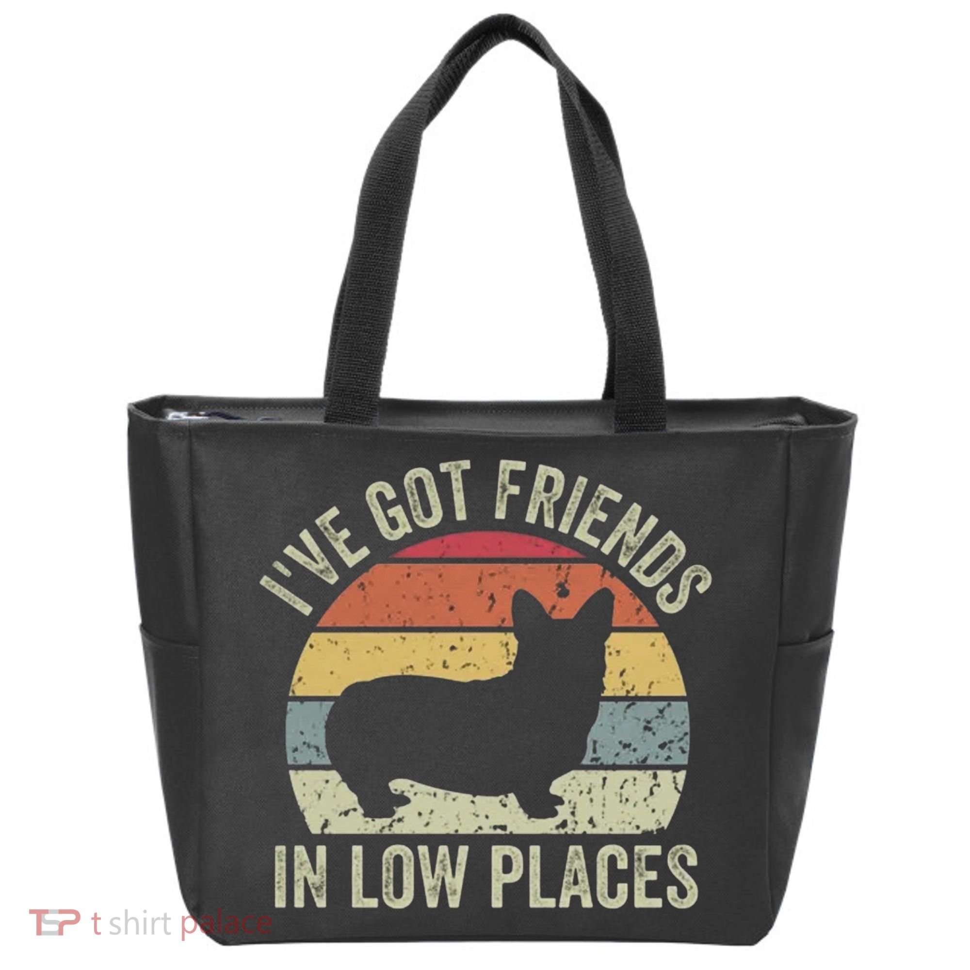 I've Got Friends In Low Places Corgi Tote Bag