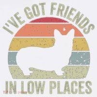 I've Got Friends In Low Places Corgi Garment-Dyed Sweatshirt thumb 2