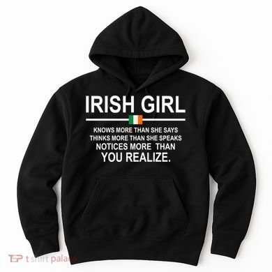 Irish Girl Funny Definition St Patricks Day Hoodie