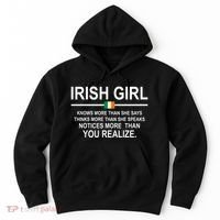 Irish Girl Funny Definition St Patricks Day Hoodie thumb 0