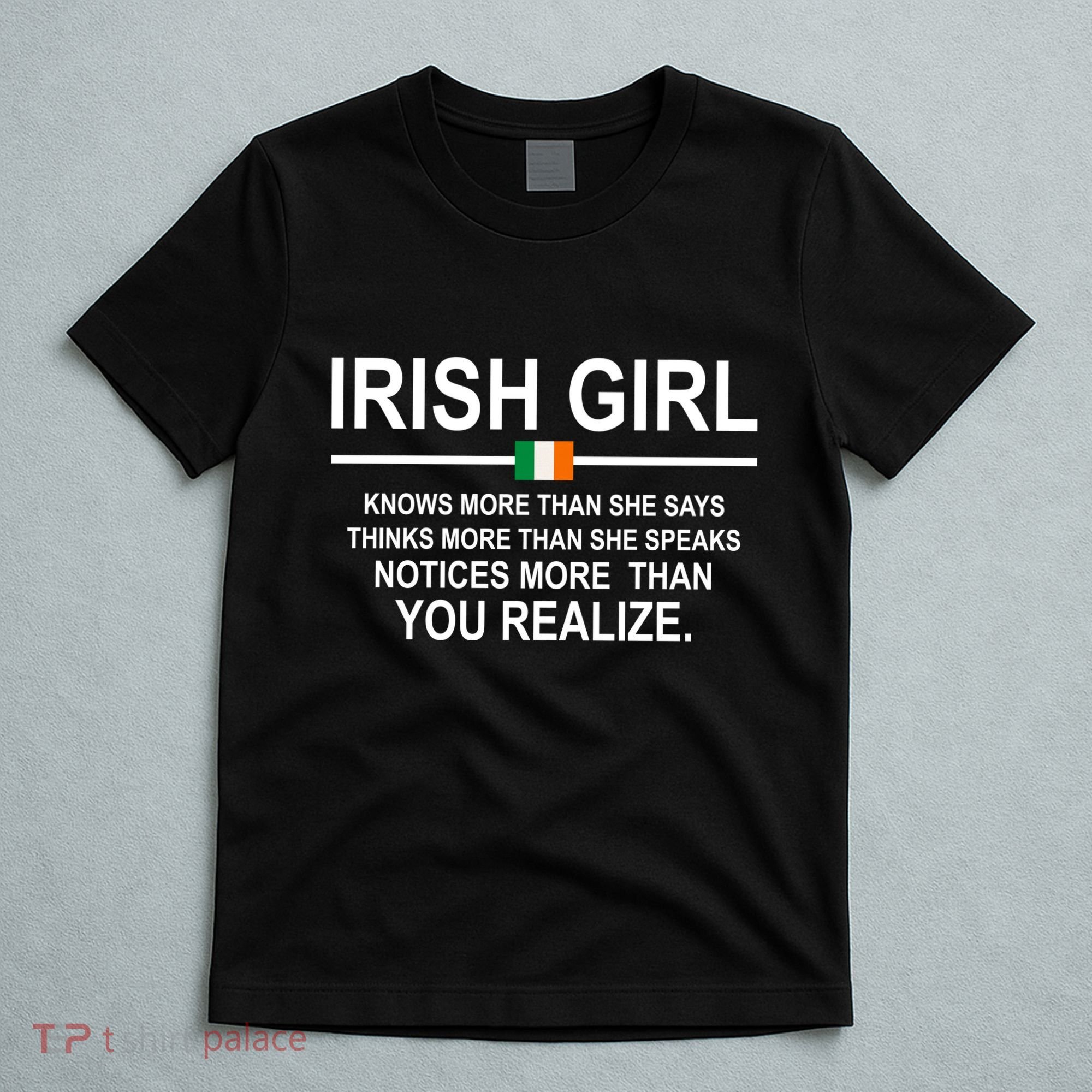 Irish Girl Funny Definition St Patricks Day T-Shirt