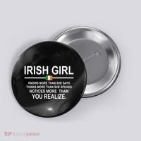 Irish Girl Funny Definition St Patricks Day Button thumb 0