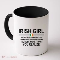 Irish Girl Funny Definition St Patricks Day Coffee Mug thumb 0