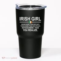Irish Girl Funny Definition St Patricks Day Tumbler thumb 0