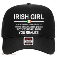 Irish Girl Funny Definition St Patricks Day Hat thumb 0