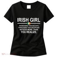 Irish Girl Funny Definition St Patricks Day Women's T-Shirt thumb 0