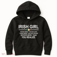 Irish Girl Funny Definition St Patricks Day Kids Hoodie thumb 0