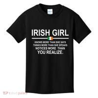 Irish Girl Funny Definition St Patricks Day Kids T-Shirt thumb 0