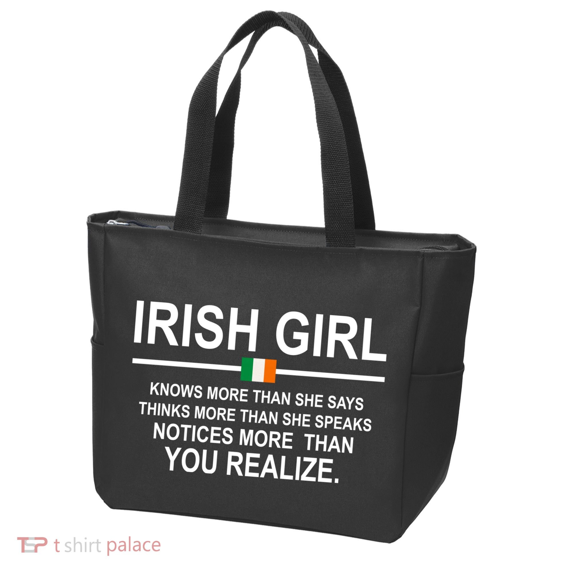 Irish Girl Funny Definition St Patricks Day Tote Bag