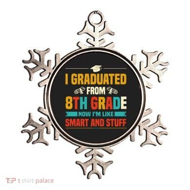 I Graduated From 8th Grade Now Im Like Ornament